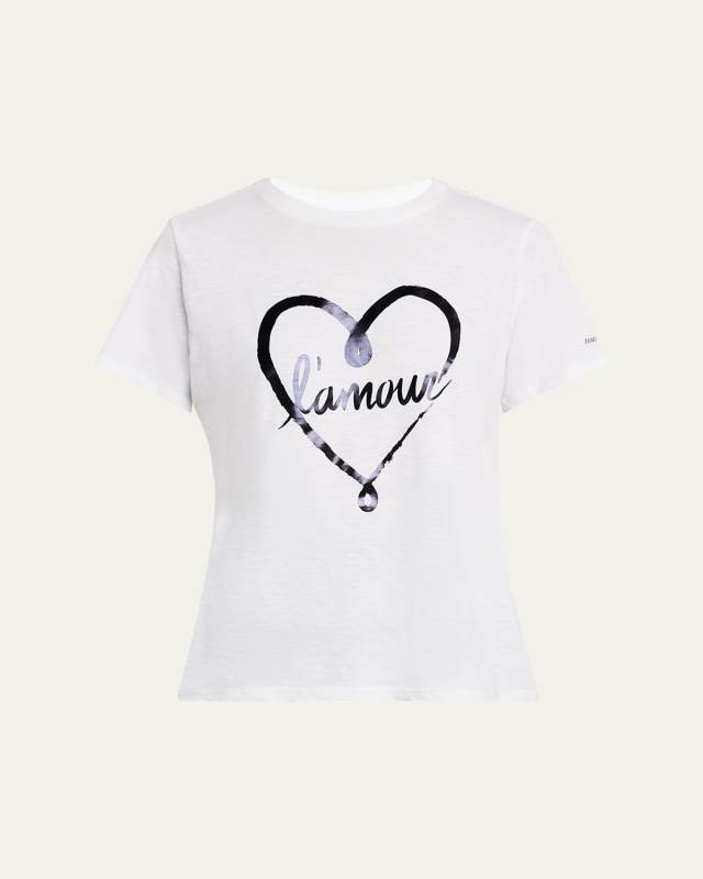 Short-Sleeve Doodled Amour Tee
